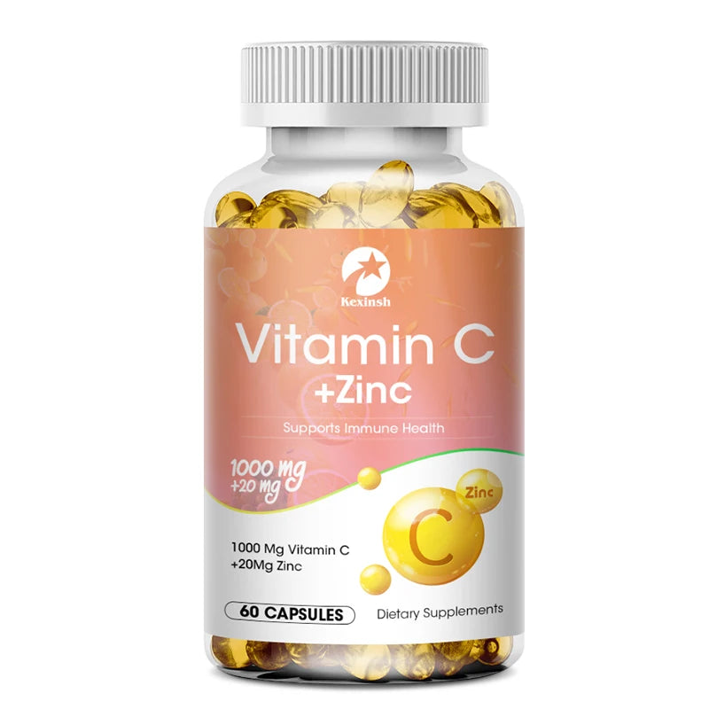 Vitamina C + Zink 
1000mg Vitamina C,  20mg Zinc por cápsula